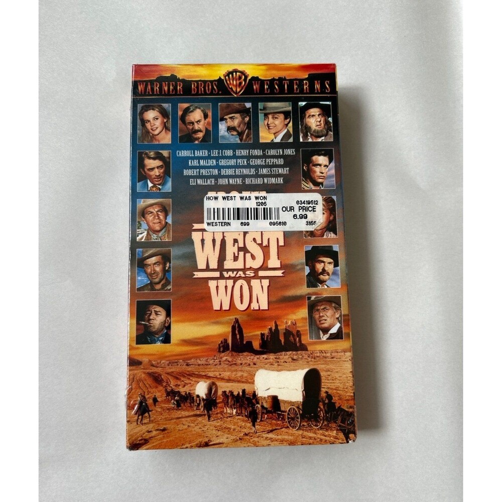 How The West Was Won VHS Sealed Warner Bros Westerns